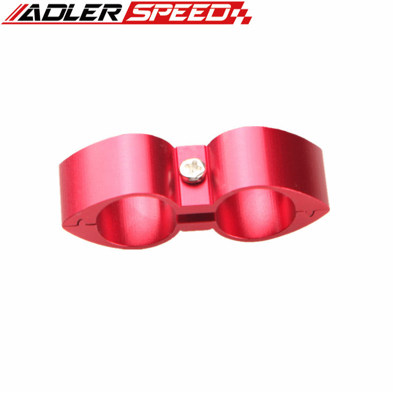 2PCS 5AN AN5 ID 12.9mm Butterfly Style Billet Fuel Hose Separator Fittings Adapter