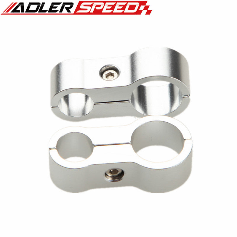 2PCS 4AN AN4 11.9mm To 6AN AN6 14.6mm Stepped Aluminum Billet Dual Hose Separator Fitting