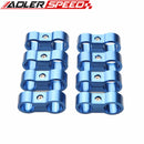 8PCS AN-4 4AN 11.9mm To 6AN AN-6 14.6mm AN6 Stepped Billet Dual Hose Separator