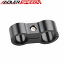 2PCS 4AN AN4 11.9mm To 6AN AN6 14.6mm Stepped Aluminum Billet Dual Hose Separator Fitting