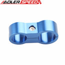 2PCS 4AN AN4 11.9mm To 6AN AN6 14.6mm Stepped Aluminum Billet Dual Hose Separator Fitting