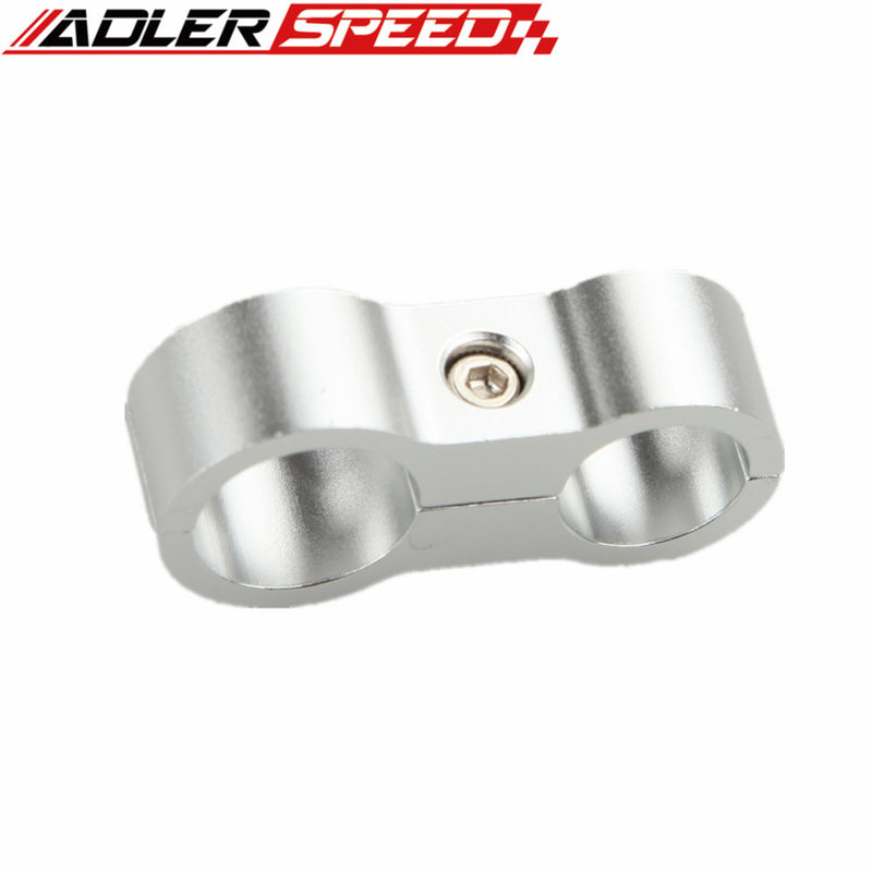 2PCS 4AN AN4 11.9mm To 6AN AN6 14.6mm Stepped Aluminum Billet Dual Hose Separator Fitting
