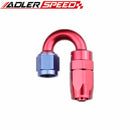 AN4 AN6 AN8 10AN 180 Degree Aluminum Swivel Oil Line Hose End Fitting Adapter