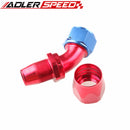 AN6 AN8 10AN AN16 AN20 45 Degree Aluminum Swivel Hose End Fitting Adapter