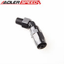 6AN AN6 AN-6 To 1/4" 1/8'' 3/8'' NPT Aluminum 45 Degree Swivel Hose End Fitting Adaptor