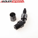 8AN AN8 AN-8 To 1/2" 1/4'' 3/8'' NPT Aluminum 45 Degree Swivel Hose End Fitting Adaptor