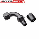 AN4 AN6 AN8 10AN AN16 AN20 Aluminum 90 Degree Swivel Hose End Fitting Adaptor