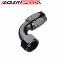 AN4 AN6 AN8 10AN AN16 AN20 Aluminum 90 Degree Swivel Hose End Fitting Adaptor