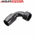 AN4 AN6 AN8 10AN AN16 AN20 Aluminum 90 Degree Swivel Hose End Fitting Adaptor