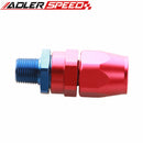 10AN AN10 AN-10 To 1/2'' 3/8'' NPT Aluminum Straight Swivel Hose End Fitting Adaptor