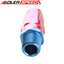 8AN AN8 AN-8 To 1/4" 1/2'' 3/8'' NPT Aluminum Straight Swivel Hose End Fitting Adaptor