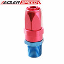 8AN AN8 AN-8 To 1/4" 1/2'' 3/8'' NPT Aluminum Straight Swivel Hose End Fitting Adaptor