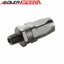 8AN AN8 AN-8 To 1/4" 1/2'' 3/8'' NPT Aluminum Straight Swivel Hose End Fitting Adaptor