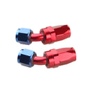 AN10 -10AN Stainless Steel Braided Oil/Fuel Hose + Fitting Hose End Adaptor Kit