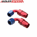 AN4 4AN Stainless Steel Braided Oil/Fuel Hose + Fitting Hose End Adaptor Kit