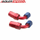 AN8 8AN Stainless Steel Braided Oil/Fuel Hose + Fitting Hose End Adaptor Kit