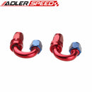 AU SHIP AN10 Stainless Steel Braided Oil/Fuel Hose + Fitting Hose End Adaptor Kit