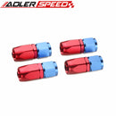 AN8 8AN Stainless Steel Braided Oil/Fuel Hose + Fitting Hose End Adaptor Kit