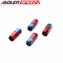 AN8 8AN Stainless Steel Braided Oil/Fuel Hose + Fitting Hose End Adaptor Kit