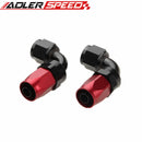 AN8 -8AN Nylon Braided Oil/Fuel Hose + Fitting Hose End Adaptor