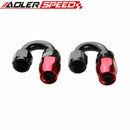 AN4 -4AN Nylon Braided Oil/Fuel Hose + Fitting Hose End Adaptor Kit