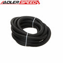 AN10 10AN Nylon Braided Oil/Fuel Hose + Fitting Hose End Adaptor