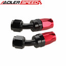 AN10 10AN Nylon Braided Oil/Fuel Hose + Fitting Hose End Adaptor