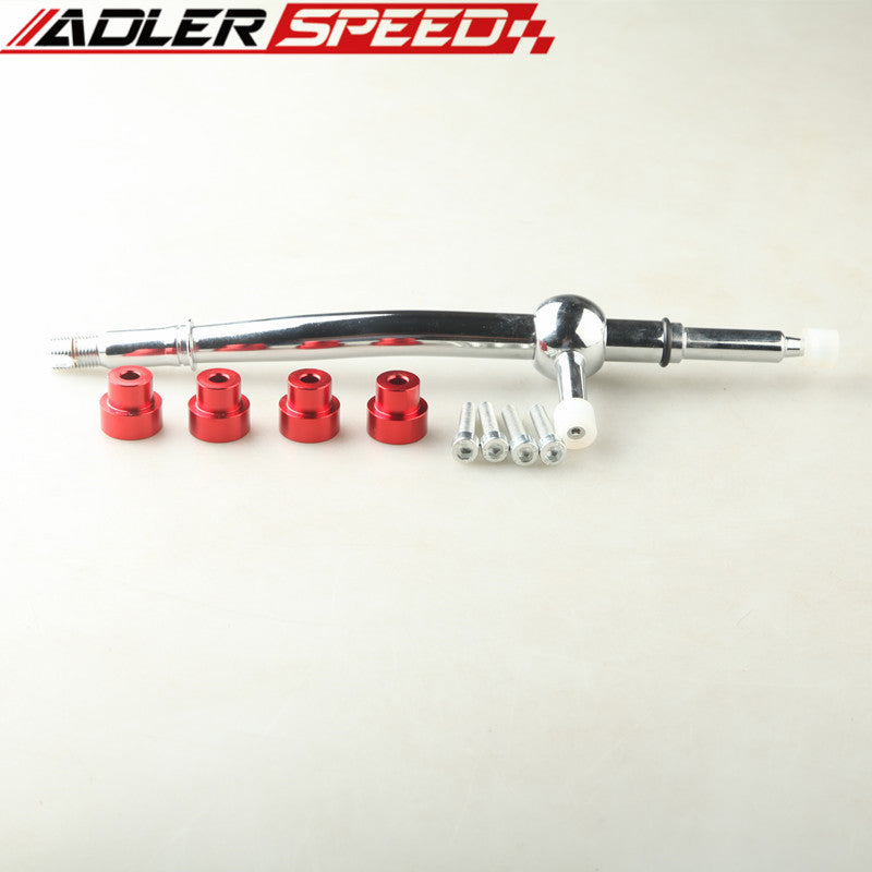 Racing Short Shifter Manual For 2002-2003 Mini Cooper S 6-Speed Red Chrome