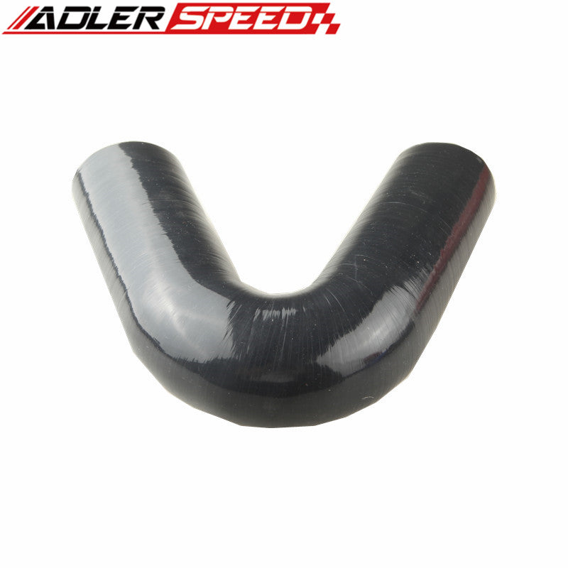 2.75" (70mm) 3Ply 135 Degree Turbo Silicone Coupler Hose Pipe Black