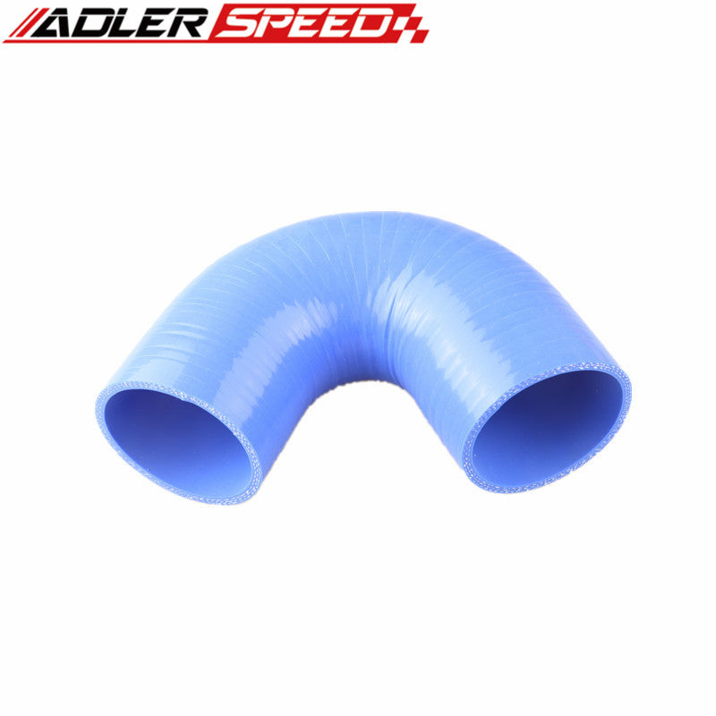2" (51mm) 3 Ply 135 Degree Turbo Silicone Coupler Hose Pipe Black/ Blue/ Red