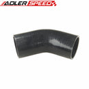 4 Ply 3.5" Inch ID 45 Degree Silicone Hose Coupler Pipe Turbo Black/Blue/Red