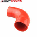 3.5" inch To 2.5" (89mm-63.5mm) 3 Ply 90 Degree Turbo Silicone Coupler Hose Pipe
