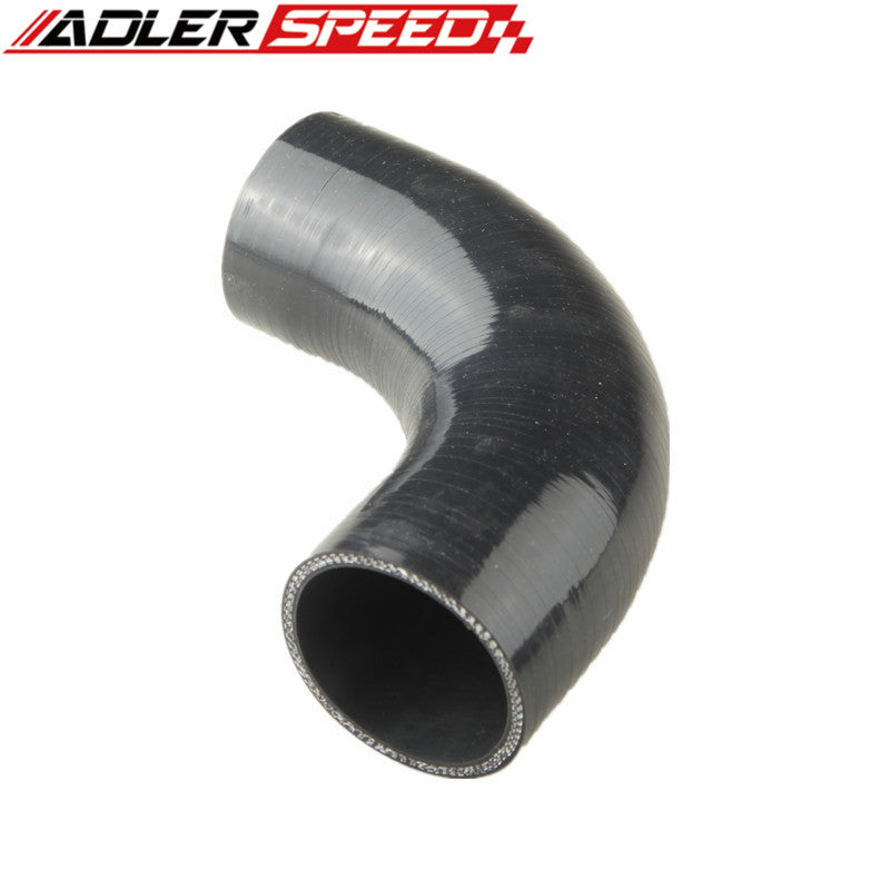 4 Ply 1.5" (38mm) inch 90 Degree Silicone Hose Coupler Pipe Turbo Black/Blue/Red