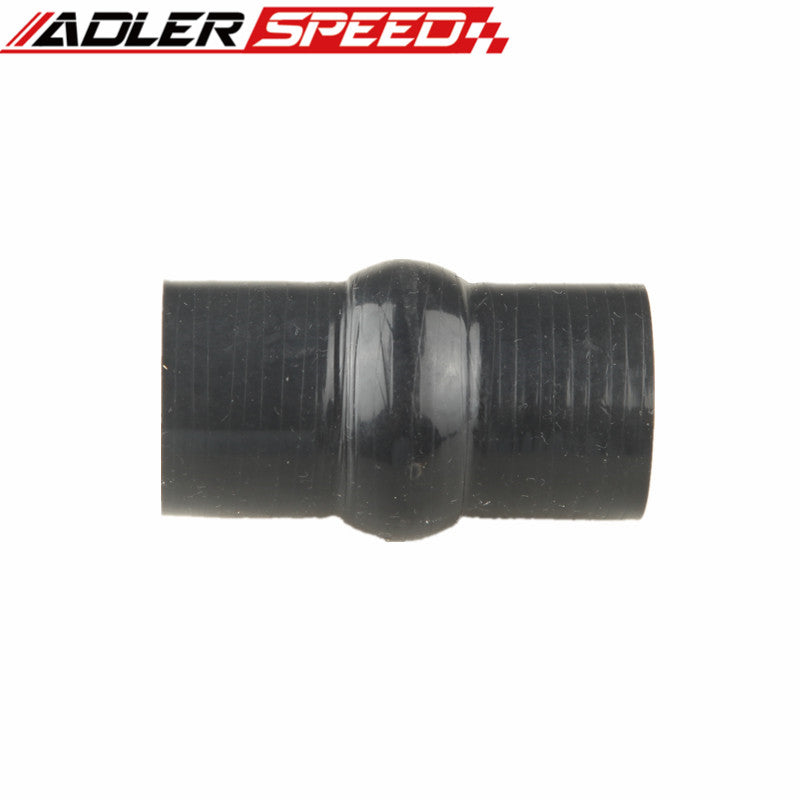 ADLERSPEED 1.25" 32mm ID Hump Straight Silicone Hose Coupler Tube Pipe Black