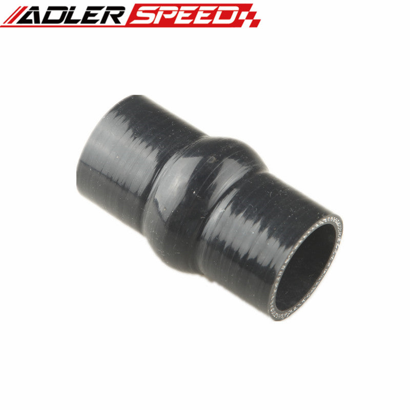 ADLERSPEED 1.25" 32mm ID Hump Straight Silicone Hose Coupler Tube Pipe Black