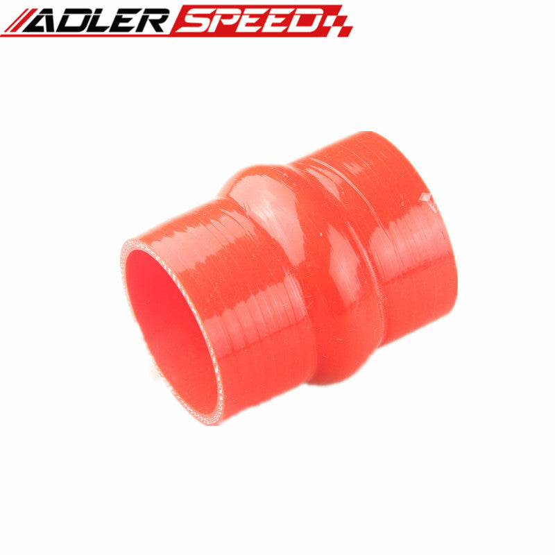 82.5mm 3.25" Hump Straight Silicone Hose Intercooler Coupler Tube Pipe Red/Black/Red