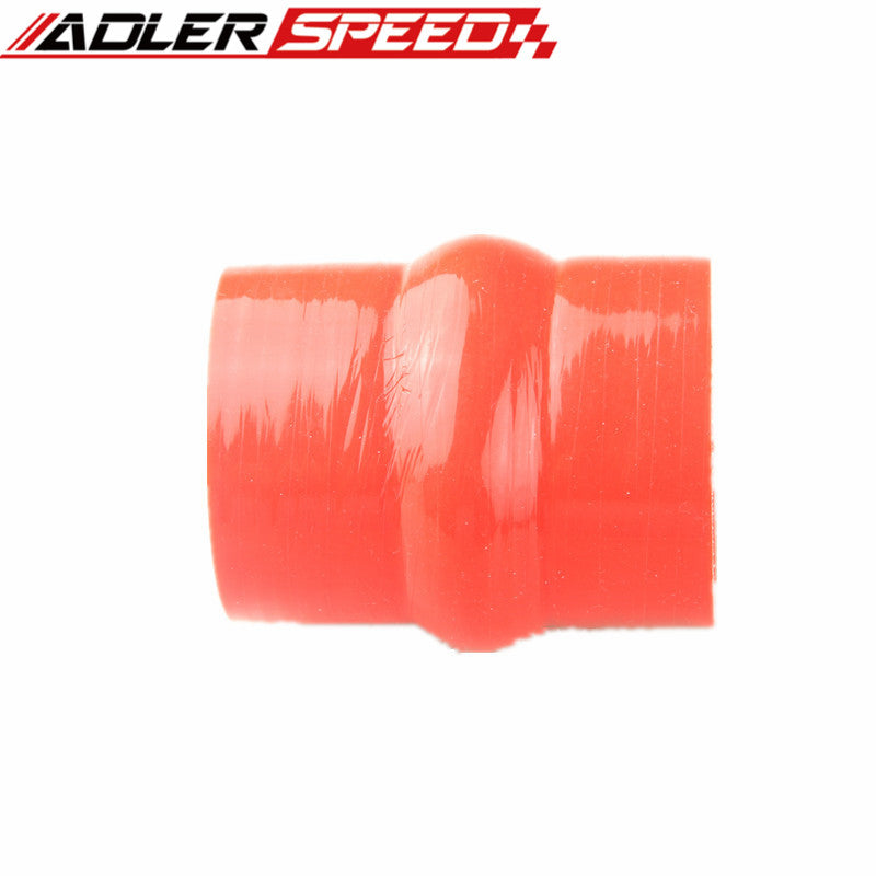 63.5mm 2.5" Hump Straight Silicone Hose Intercooler Coupler Tube Pipe Red/Black/Blue