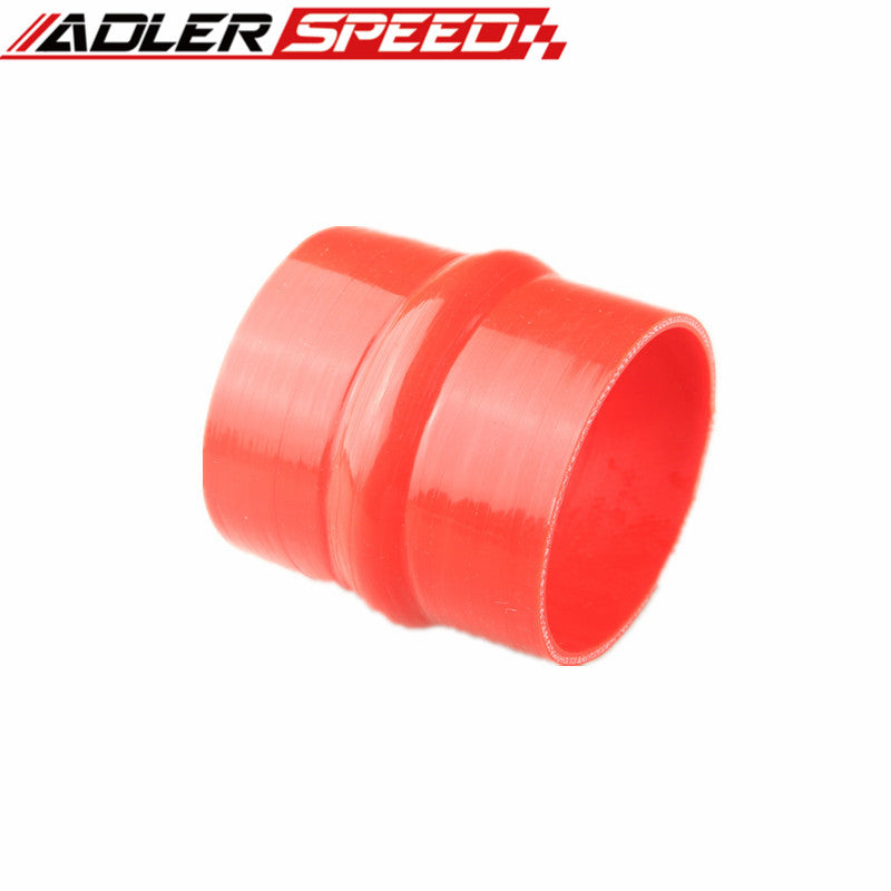 ADLERSPEED 5" ID Hump Straight Silicone Hose Intercooler Coupler Tube Pipe Black