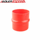 ADLERSPEED 5" ID Hump Straight Silicone Hose Intercooler Coupler Tube Pipe Black