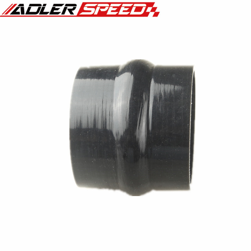 ADLERSPEED 5" ID Hump Straight Silicone Hose Intercooler Coupler Tube Pipe Black