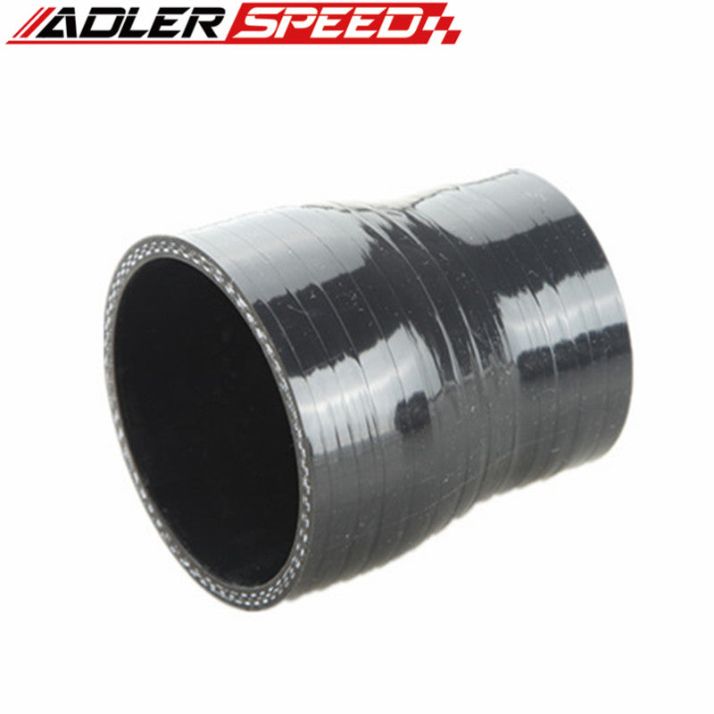 3 Ply 3.5" To 2.5'' inch Straight Reducer 76.2mm Silicone Hose Coupler Pipe Red/Black/Blue