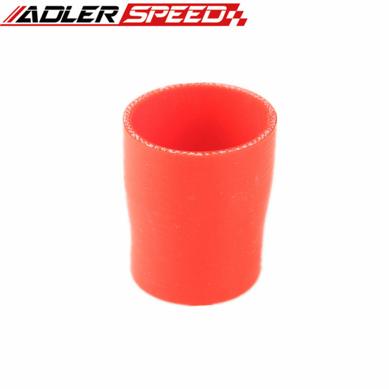 3Ply 1.75" To 1.5'' ID Straight Reducer Silicone Hose Coupler Pipe 76.2mm Black/Blue/Red