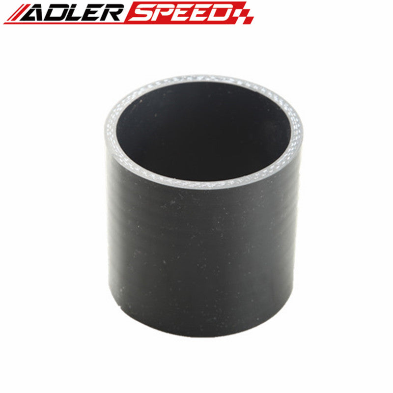 Speed Daddy 4-Inch Straight Silicone Coupler Hose – 3-Ply Black/Red, Turbo Pipe Connector, 80 PSI Working Pressure