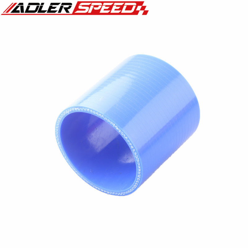 3 Ply 3.75" inch Straight Hose 70mm Turbo Silicone Coupler Pipe Red/Black/Blue