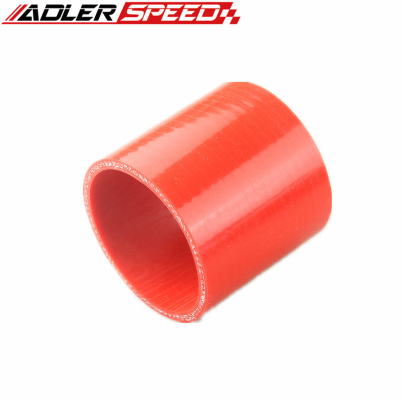 3 Ply 3.75" inch Straight Hose 70mm Turbo Silicone Coupler Pipe Red/Black/Blue