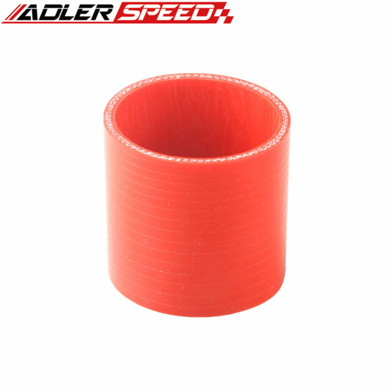 3 Ply 2.5" inch Straight Hose 70mm Turbo Silicone Coupler Pipe Blue/Red