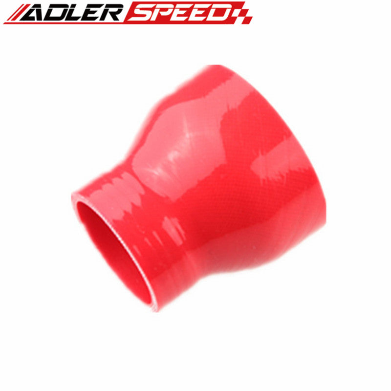 3 Ply 3" To 2'' inch Straight Reducer 76.2mm Silicone Hose Coupler Pipe Black/Blue/Red