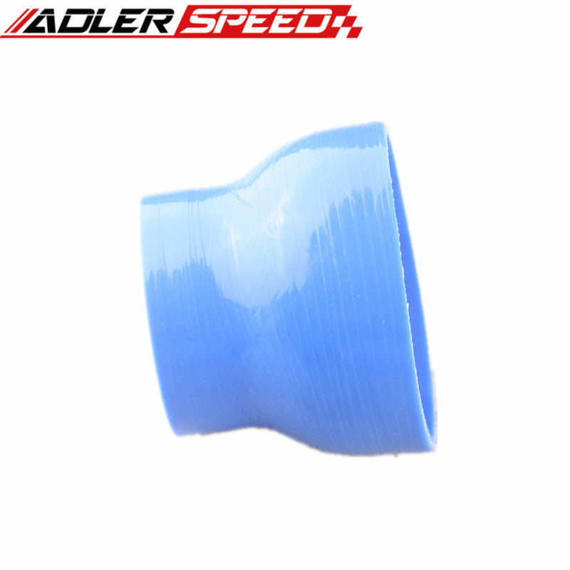 3 Ply 3.5" To 2.5'' inch Straight Reducer 76.2mm Silicone Hose Coupler Pipe Red/Black/Blue