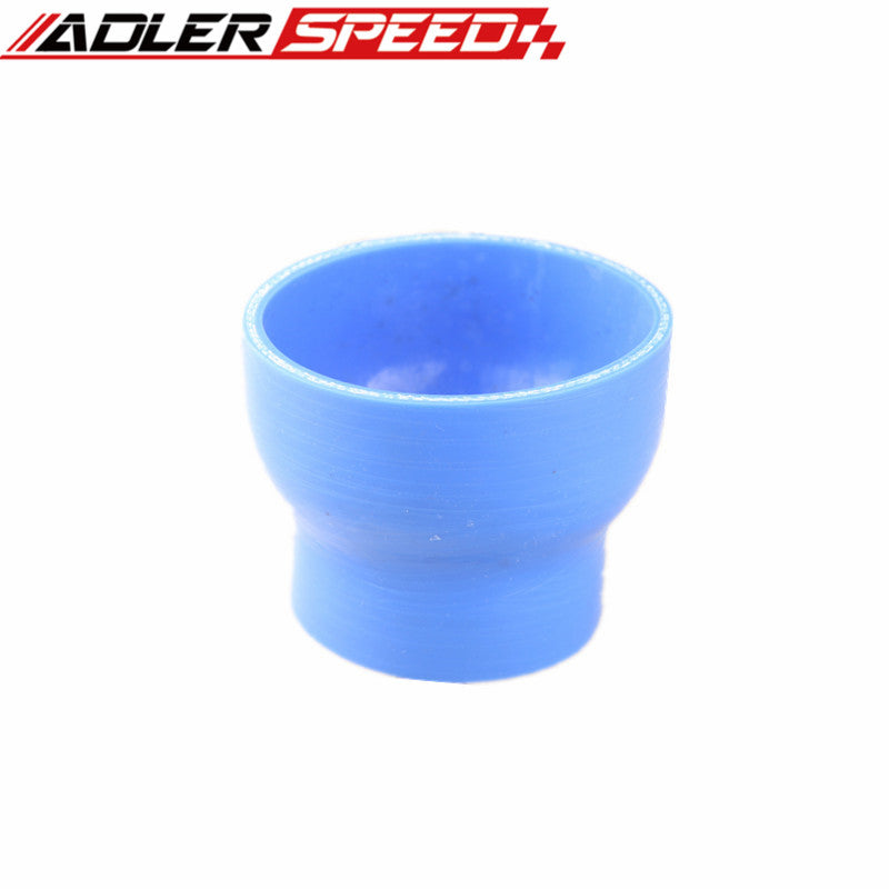 3 Ply 3.5" To 2.5'' inch Straight Reducer 76.2mm Silicone Hose Coupler Pipe Red/Black/Blue
