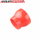 3 Ply 3.5" To 2.5'' inch Straight Reducer 76.2mm Silicone Hose Coupler Pipe Red/Black/Blue